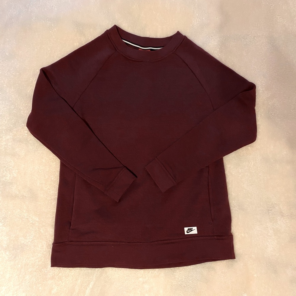 Nike Purple Crewneck with Pockets Women’s Small